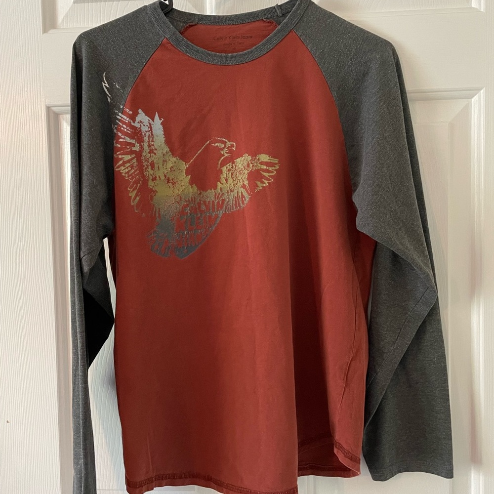Calvin Klein Raglan Long Sleeve T-Shirt